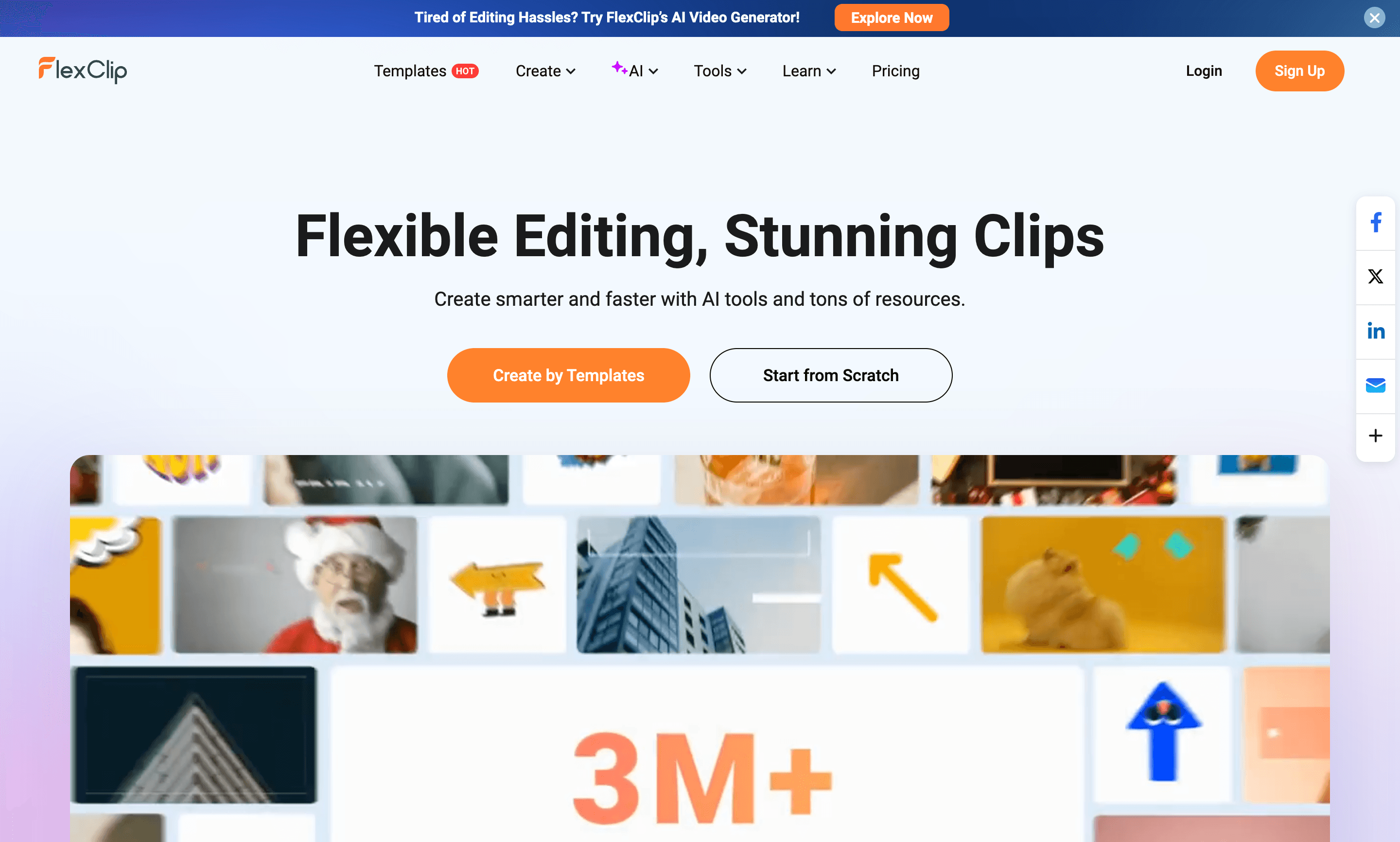 AI tools for Video - FlexClip